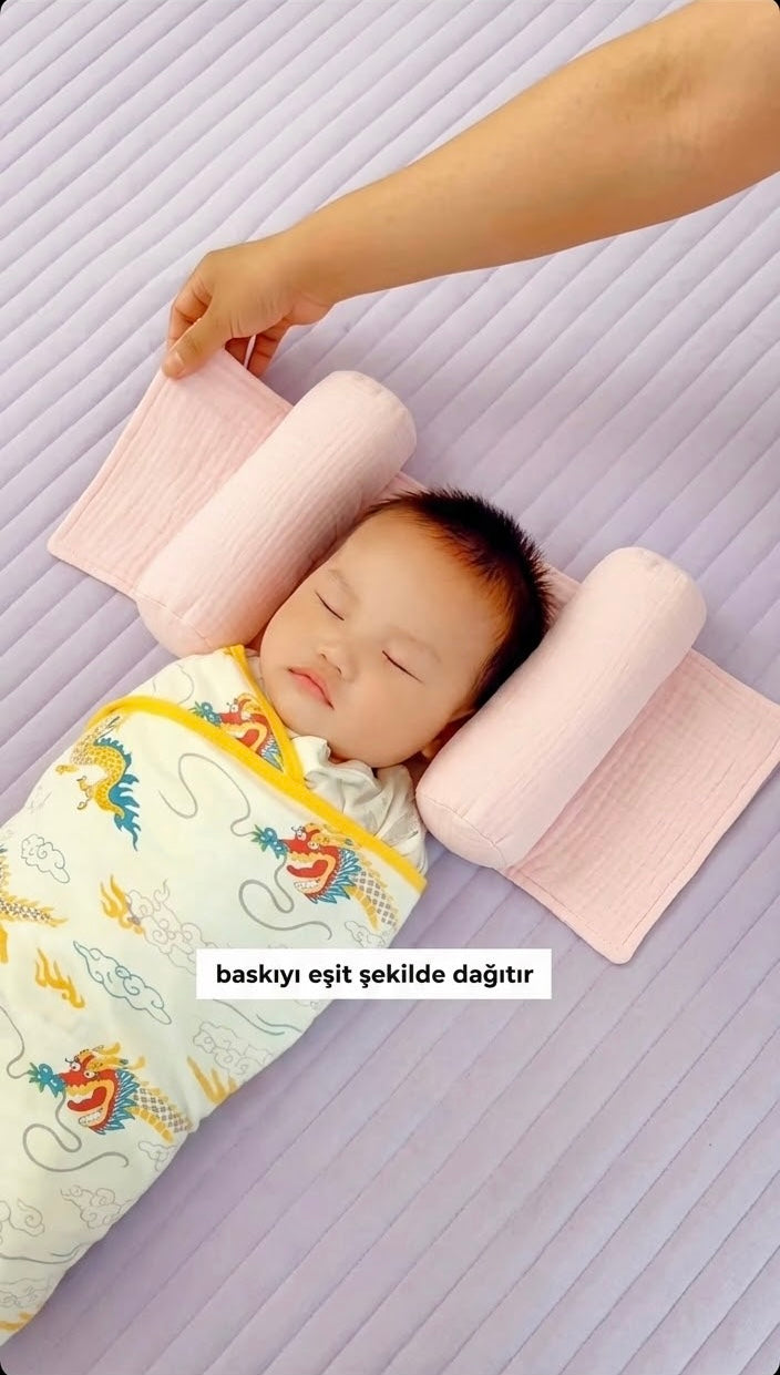Bebek Kafa Şekillendirici ve Düz Yatış Destek Yastığı